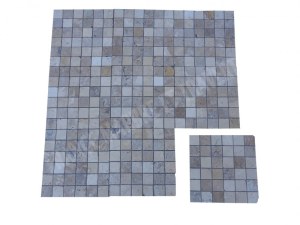Travertin Multicolore Mosaïque 4,8x4,8 cm