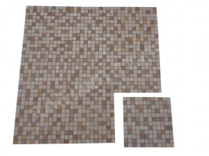 Travertin Multicolore Mosaique 2,3x2,3 cm