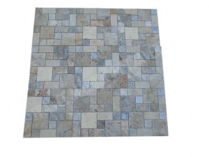 Travertin Multicolore Mosaïque 3 Format