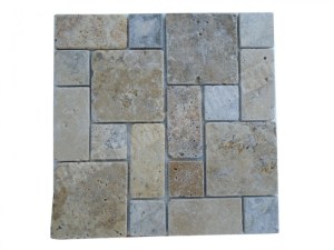 Travertin Multicolore Mosaïque 3 Format