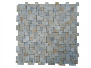 Travertin Multicolre Mosaïque Modèle Opus Romain