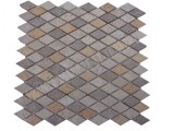 Travertin Multicolore Mosaique Modèle Petit Losange