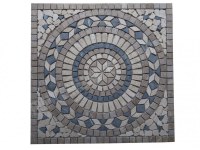 Travertin Multicolore Rosace 61x61 cm Épaisseur : 1 cm Qualité : 1’er Choix Finition ...