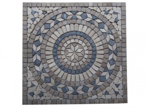 Travertin Multicolore Rosace 61x61 cm Épaisseur : 1 cm Qualité : 1’er Choix Finition ...