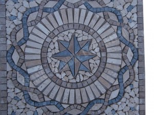 Travertin Multicolore Rosace 61x61 cm Épaisseur : 1 cm Qualité : 1’er Choix Finition ...