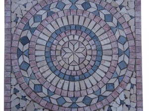 Travertin Multicolore Rosace 61x61 cm Épaisseur : 1 cm Qualité : 1’er Choix Finition ...