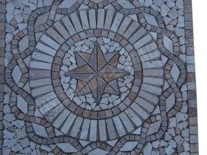 Travertin Multicolore Rosace 61x61 cm Épaisseur : 1 cm Qualité : 1’er Choix Finition ...