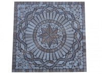 Travertin Multicolore Rosace 61x61 cm Épaisseur : 1 cm Qualité : 1’er Choix Finition ...