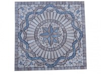 Travertin Multicolore Rosace 61x61 cm Épaisseur : 1 cm Qualité : 1’er Choix Finition ...