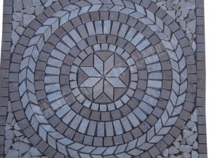 Travertin Beige - Noce Rosace 61x61 cm Épaisseur : 1 cm Qualité : 1’er Choix Finition ...