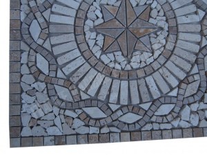 Travertin Multicolore Rosace 61x61 cm Épaisseur : 1 cm Qualité : 1’er Choix Finition ...