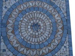 Travertin Multicolore Rosace 80x80 cm Épaisseur : 1 cm Qualité : 1’er Choix Finition ...