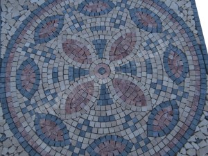 Travertin Multicolore Rosace 91x91 cm Épaisseur : 1 cm Qualité : 1’er Choix Finition ...