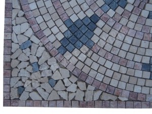 Travertin Multicolore Rosace 91x91 cm Épaisseur : 1 cm Qualité : 1’er Choix Finition ...