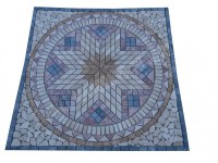 Travertin Multicolore Rosace 91x91 cm Épaisseur : 1 cm Qualité : 1’er Choix Finition ...