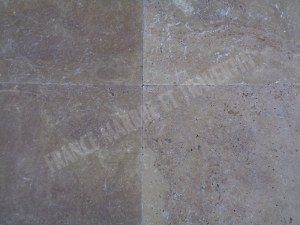 Travertin Noce 40x40 1,2 cm Antique 1'er Choix EN STOCK
