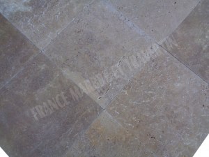 Travertin Noce 40x40 1,2 cm Antique 1'er Choix EN STOCK