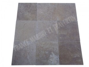 Travertin Noce 40x40 1,2 cm Antique 1'er Choix EN STOCK