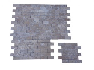 Travertin Noce Mosaique 4,8x10 cm