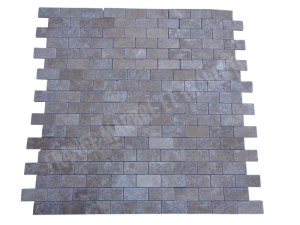 Travertin Noce Mosaique 4,8x10 cm