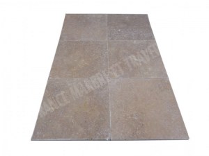 Travertin Noce Marron 1,5cm 60x60 cm 1er Choix