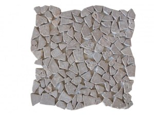 Travertin Noce Mosaïque Modèle Galet