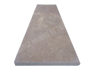 Travertin Noce Marche Escalier 100x30 cm