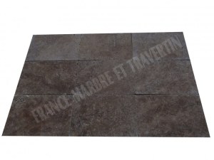 Carrelage travertin noce 40x60x1,2 cm 1er choix