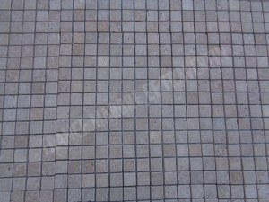 Travertin Noce Mosaïque 2,3x2,3 cm