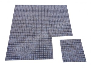 Travertin Noce Mosaïque 2,3x2,3 cm