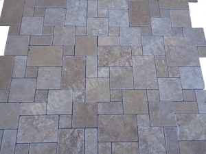 Travertin Noce Mosaïque Big Opus Romain