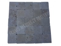 Travertin Noce Rebouché 15x15 cm Épaisseur : 1 cm Qualité : Commercial Finition : Antiq...