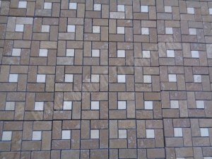 Travertin Noce - Beige Mosaïque Modèle Target