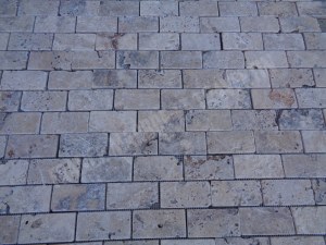 Travertin Philadelphia Mosaïque 4,8x10 cm