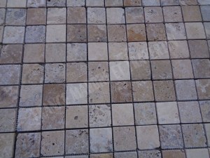 Travertin Philadelphia Mosaïque 4,8x4,8 cm