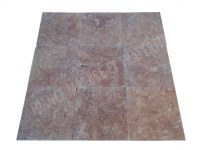 Travertin Rose 40x40x1,2cm rustique