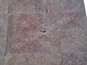 Travertin Rose 40x40x1,2cm rustique