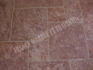 Travertin Rose Big Opus Romain