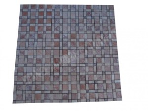 Travertin Rose - Beige Mosaïque Modèle Carré