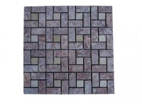 Travertin Rose - Beige Mosaïque Modèle Target