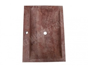Travertin Rose Évier 70x50 cm Épaisseur : 10 cm Qualité : 1'er Choix Finition : Adouci...