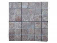 Travertin Rose Mosaique 4,8x4,8 cm