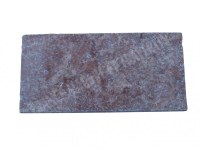 Travertin Rose Margelle de Piscine Bord Arrondi 30,5x61 cm