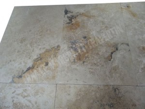 Travertin Rustique Gold 40x60x1,2 cm Adouci & Rebouché