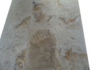 Travertin Rustique Gold 40x60x1,2 cm Adouci & Rebouché