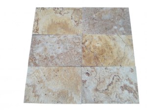 Carrelage travertin jaune scabas 40x60x1,2 cm 1er choix