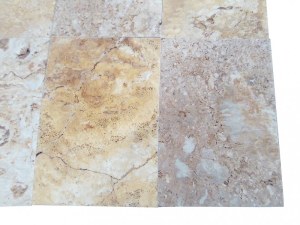 Carrelage travertin jaune scabas 40x60x1,2 cm 1er choix