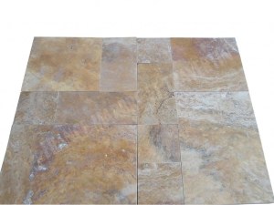 Travertin Jaune Scabas Opus Romain