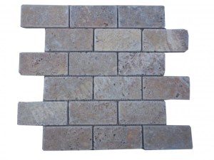 Travertin Scabos Mosaique 4,8x10 cm