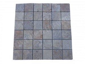 Travertin Scabos Mosaique 4,8x4,8 cm